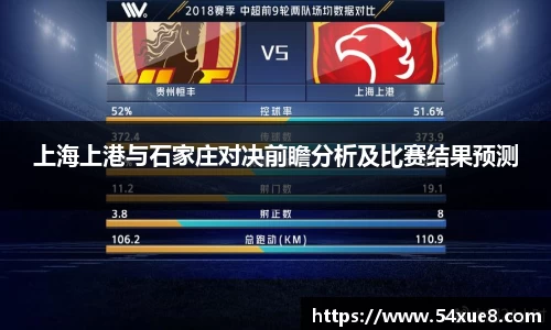 上海上港与石家庄对决前瞻分析及比赛结果预测